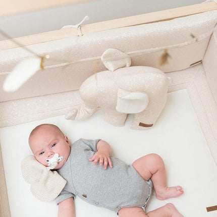 Baby's Only Boxkleed Sparkle Melee Goudmint 75x95cm koop je bij Babywinkel