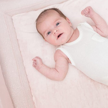 Baby's Only Boxkleed Sparkle Melee Goudmint 75x95cm koop je bij Babywinkel