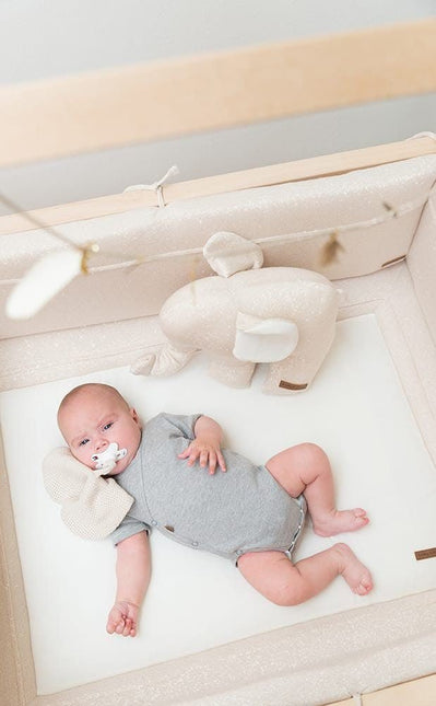 Baby's Only Boxkleed Sparkle Melee Koperhoney 80x100cm koop je bij Babywinkel