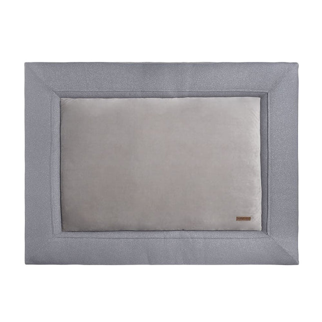 Baby's Only Boxkleed Sparkle Melee Zilvergrijs 75x95cm koop je bij Babywinkel