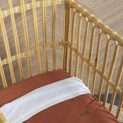 Baby's Only Dekbedovertrek Breeze Roest 100x135cm koop je bij Babywinkel