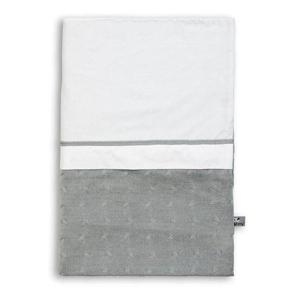 Baby's Only Dekbedovertrek Cable Grijs 100x135cm koop je bij Babywinkel