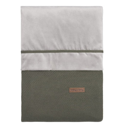 Baby's Only Dekbedovertrek Classic Khaki 80x80cm koop je bij Babywinkel