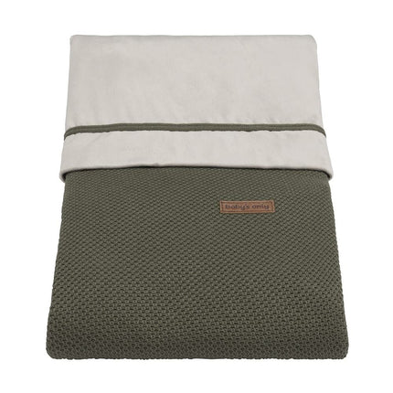 Baby's Only Dekbedovertrek Classic Khaki 80x80cm koop je bij Babywinkel