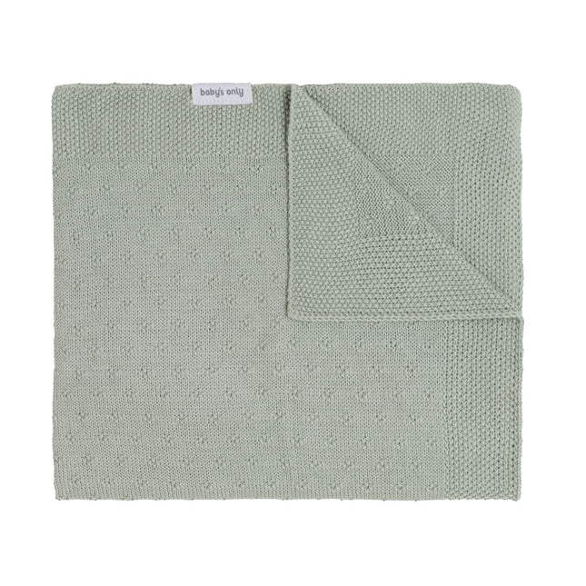 Baby's Only Ledikantdeken Mood Laurel Green koop je bij Babywinkel