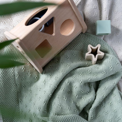 Baby's Only Ledikantdeken Mood Laurel Green koop je bij Babywinkel