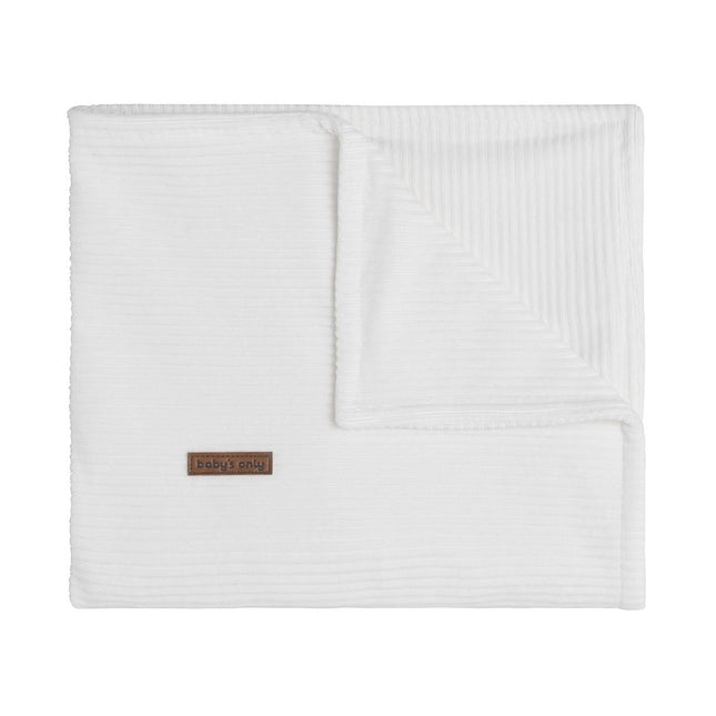 Baby's Only Ledikantdeken Sense Wit koop je bij Babywinkel