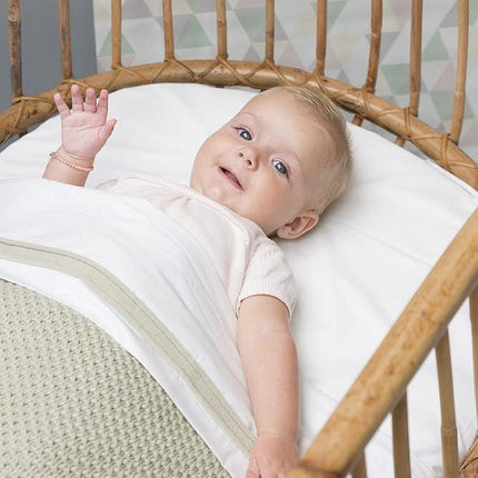 Baby's Only Ledikantdeken Soft Flavor Stonegreen koop je bij Babywinkel