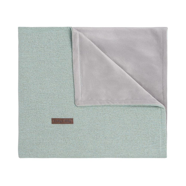 Baby's Only Ledikantdeken Soft Sparkle Melee Goudmint koop je bij Babywinkel