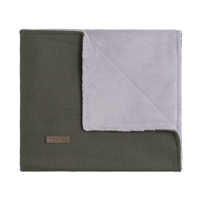 Baby's Only Ledikantdeken Teddy Classic Khaki koop je bij Babywinkel