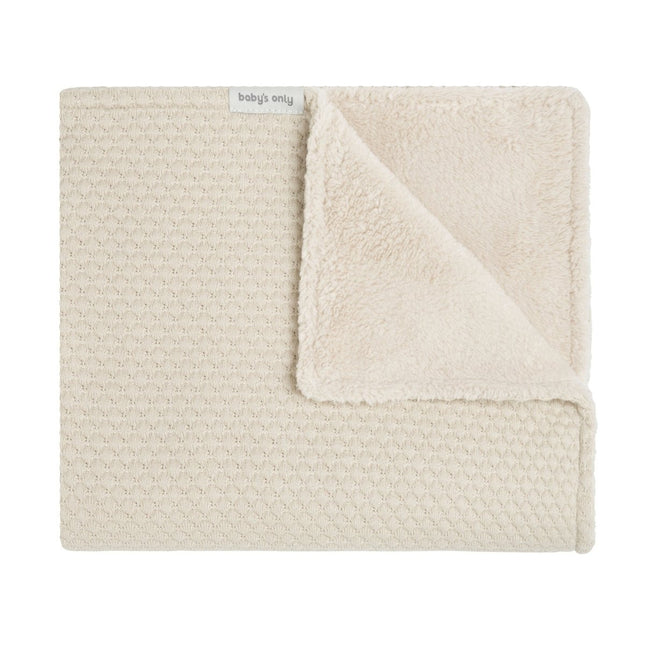 Baby's Only Ledikantdeken Teddy Sky Warm Linen koop je bij Babywinkel