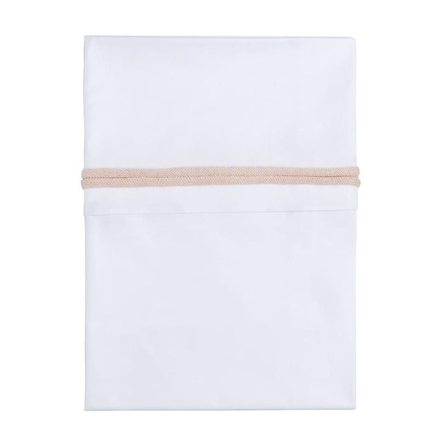 Baby's Only Ledikantlaken Gebreide Bies Blush/Wit koop je bij Babywinkel