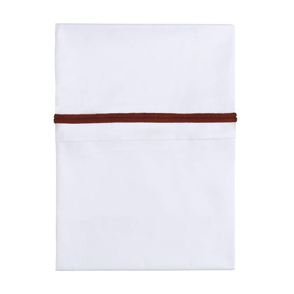 Baby's Only Ledikantlaken Gebreide Bies Brique/Wit koop je bij Babywinkel