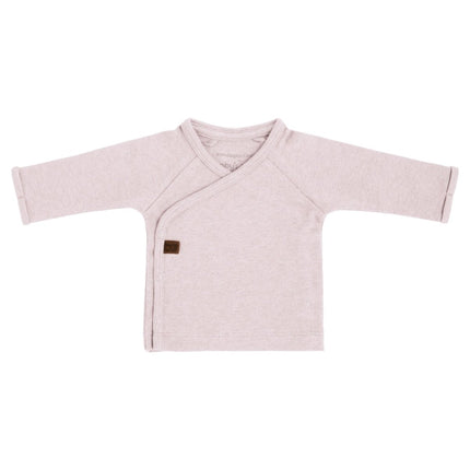 Baby's Only Overslag Shirt Baby Melange Classic Roze Prematuur koop je bij Babywinkel