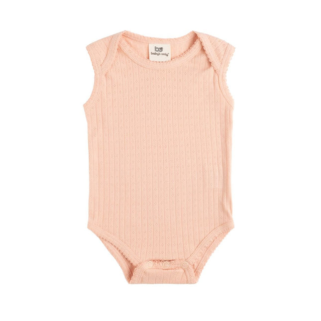 Baby's Only Rompertje Dream Peach Mouwloos koop je bij Babywinkel