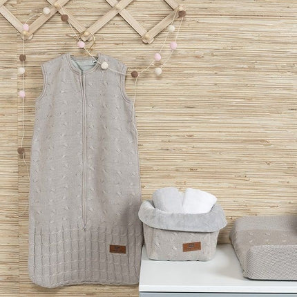 Baby's Only Slaapzak Baby Cable Grijs 70cm koop je bij Babywinkel