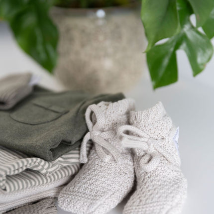 Baby's Only Slofjes Teddy Willow Warm Linen koop je bij Babywinkel