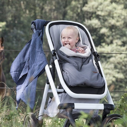 Baby's Only Voetenzak Zomer Breeze 0+ Antraciet koop je bij Babywinkel