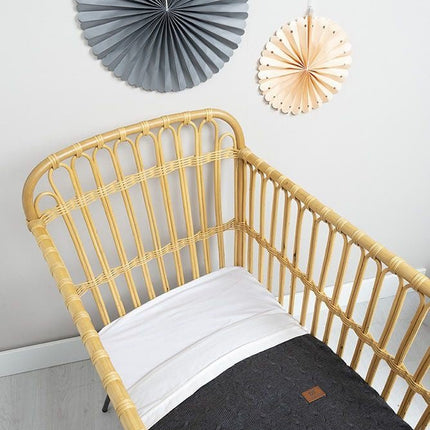 Baby's Only Wiegdeken Cable Antraciet koop je bij Babywinkel