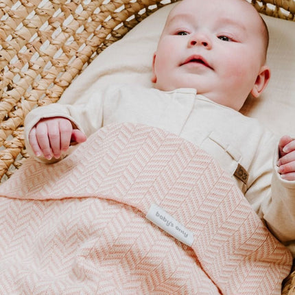 Baby's Only Wiegdeken Dawn Blush 70x95cm koop je bij Babywinkel