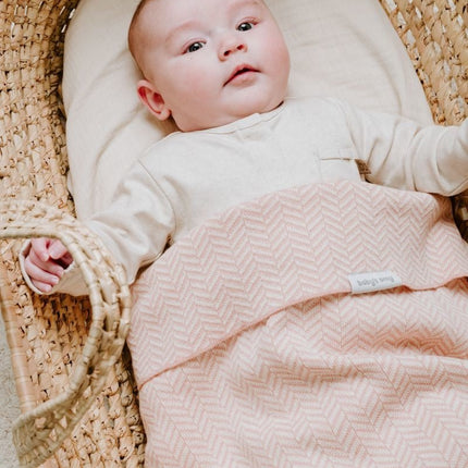 Baby's Only Wiegdeken Dawn Blush 70x95cm koop je bij Babywinkel