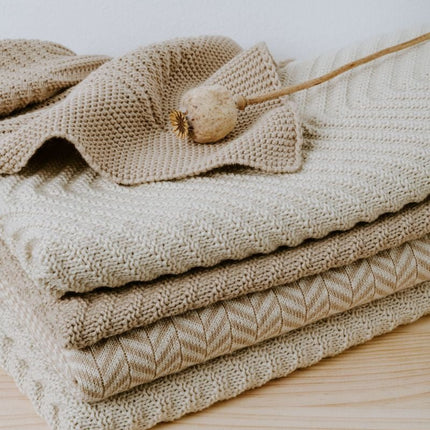 Baby's Only Wiegdeken Grace Beige 70x95cm koop je bij Babywinkel