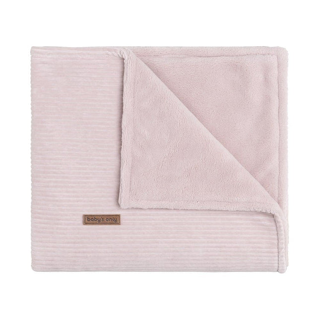 Baby's Only Wiegdeken Teddy Sense Oud Roze koop je bij Babywinkel