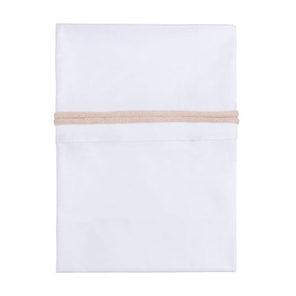 Baby's Only Wieglaken Gebreide Bies Blush/Wit koop je bij Babywinkel
