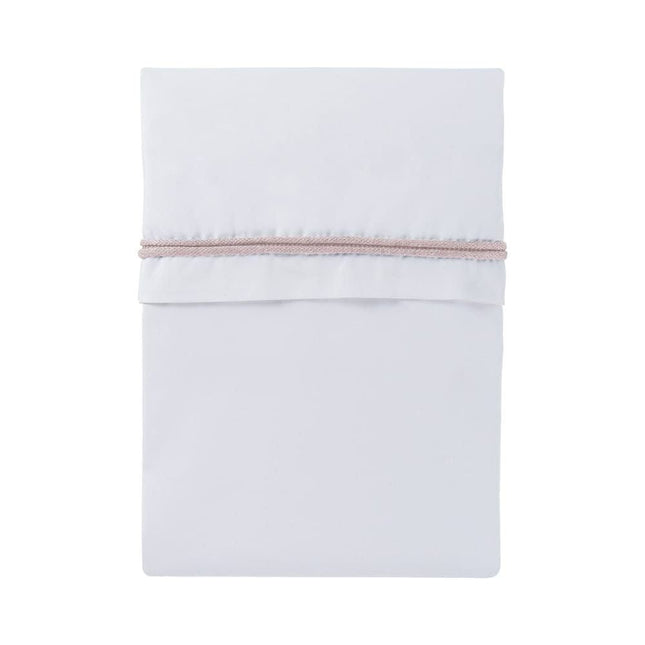 Baby's Only Wieglaken Gebreide Bies Classic Roze/Wit 80x100cm koop je bij Babywinkel