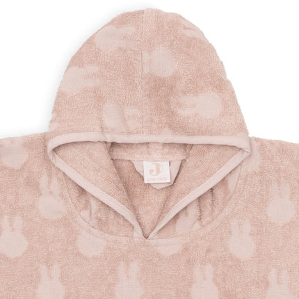 Jollein Badponcho Miffy Jacquard Wild Rose koop je bij Babywinkel