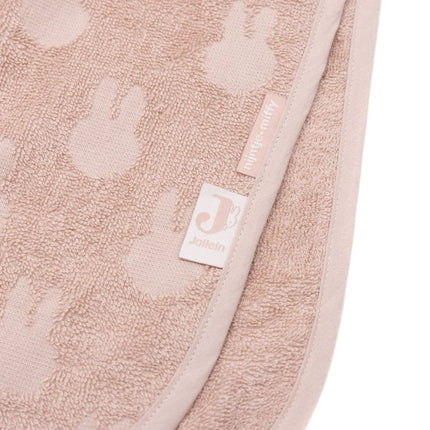 Jollein Badponcho Miffy Jacquard Wild Rose koop je bij Babywinkel