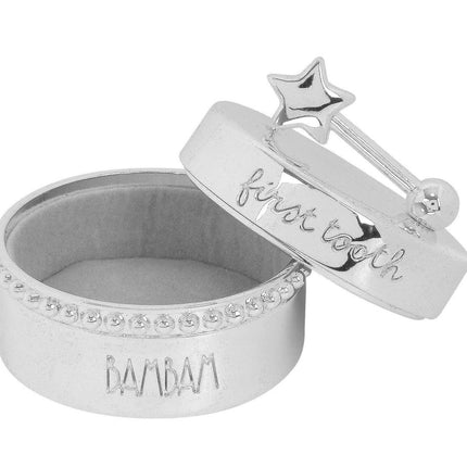 BamBam Geschenkdoosje Tandenkist Zilver koop je bij Babywinkel