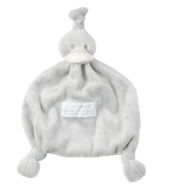 BamBam Knuffeldoekje Eend Gray koop je bij Babywinkel