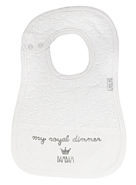 BamBam Slabbetje Royal Bib Diner koop je bij Babywinkel