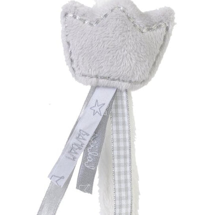 BamBam Speenkoord Crown Grijs 21cm koop je bij Babywinkel