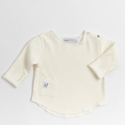 Bamboom Baby Shirt Lange Mouw Creme koop je bij Babywinkel