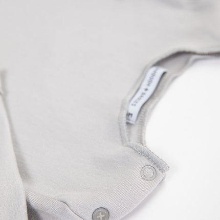 Bamboom Baby Shirt Lange Mouw Grijs/Ivoor koop je bij Babywinkel