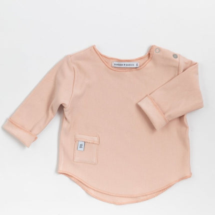 Bamboom Baby Shirt Lange Mouw Roze koop je bij Babywinkel