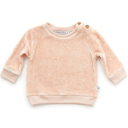 Bamboom Baby Shirt Lange Mouw Velvet Roze 50 - 56 koop je bij Babywinkel