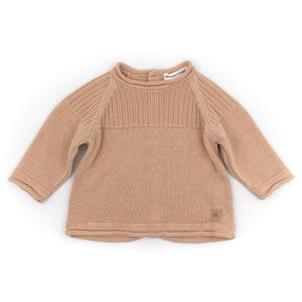 Bamboom Baby Trui Knitted Rib Roze koop je bij Babywinkel