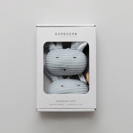 Bamboom Knuffel Met Clip Licht Blauw koop je bij Babywinkel