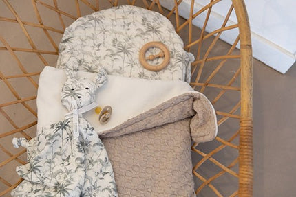 Bamboom Ledikantdeken Honey Sand 100x140cm koop je bij Babywinkel
