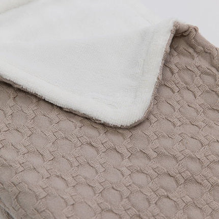 Bamboom Ledikantdeken Honey Sand 100x140cm koop je bij Babywinkel