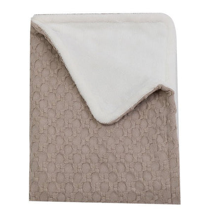 Bamboom Ledikantdeken Honey Sand 100x140cm koop je bij Babywinkel