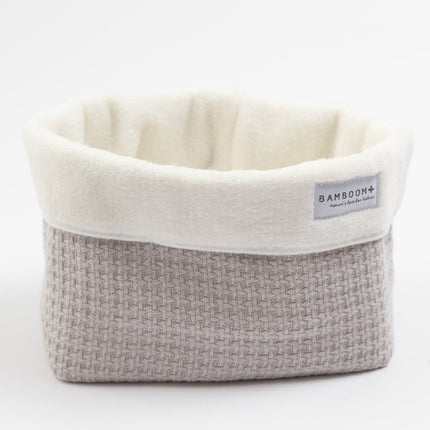 Bamboom Mandje Soft Stone Parelgrijs koop je bij Babywinkel