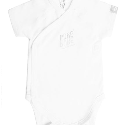 Bamboom Romper Overslag Prematuur Wit koop je bij Babywinkel
