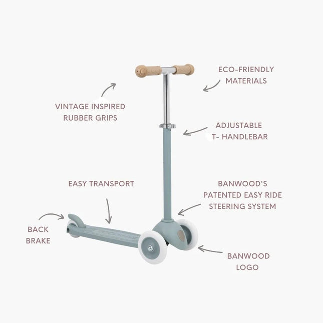 Banwood Eco Kinderstep Teal koop je bij Babywinkel