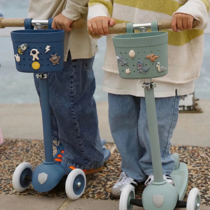 Banwood Kinderstep- en Fietsmandje Pin & Ride Clay koop je bij Babywinkel