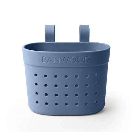 Banwood Kinderstep- en Fietsmandje Pin & Ride Deep Sea koop je bij Babywinkel