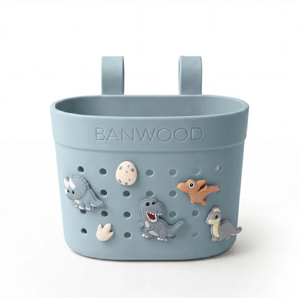 Banwood Kinderstep- en Fietsmandje Pin & Ride Teal koop je bij Babywinkel